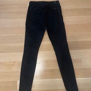 7 For All Man Kind The High Skinny in Black size 28
